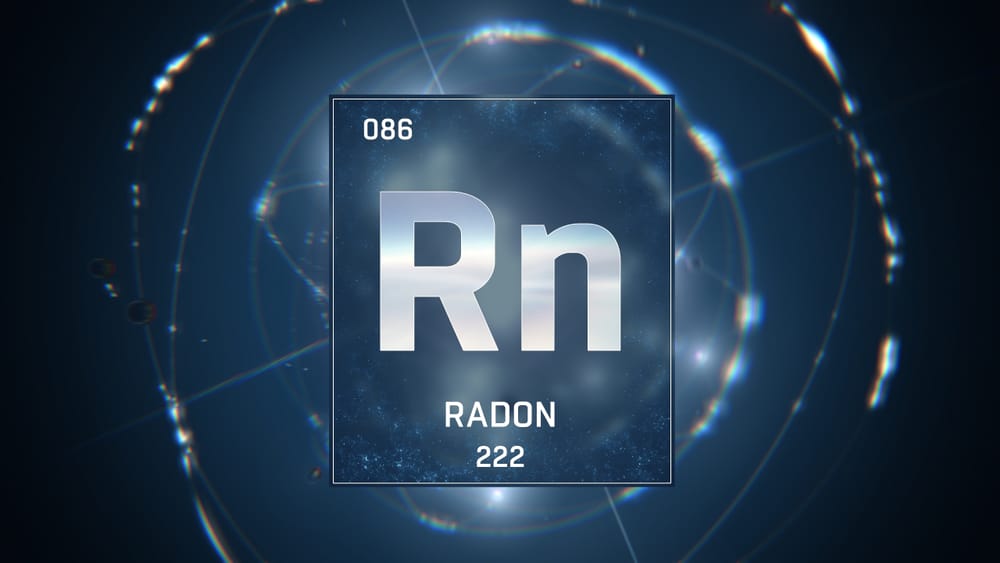 rain snow radon mitigation system